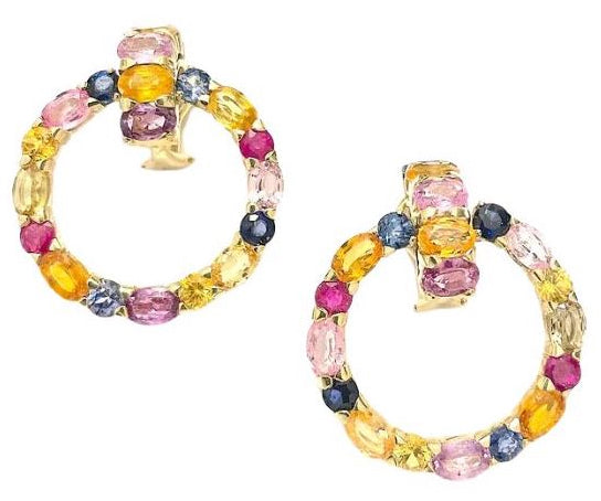 Elegant Single Stone Citrine Ring with Gold Rope Twist Border