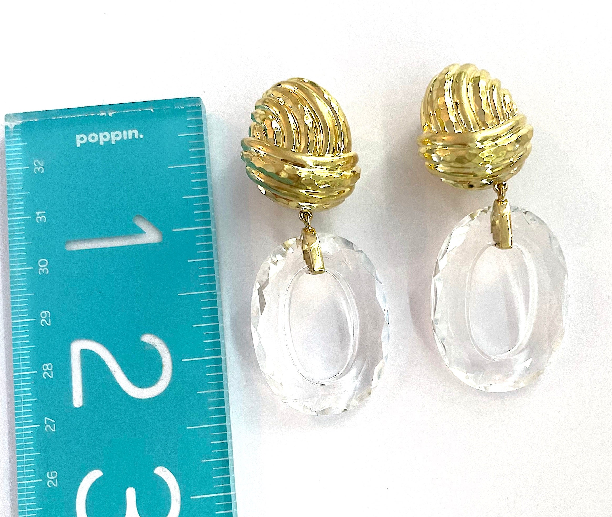 Elegant Gold Creole Earring by David Webb