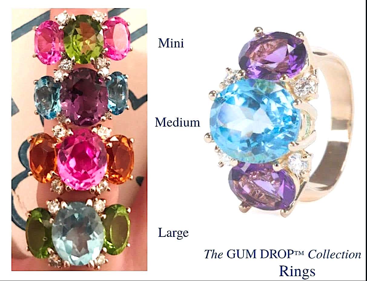 18Karat Medium GUM DROP™ Earrings with Pearls and Diamonds