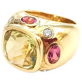 18kt Diamond Stacking Bubble Ring