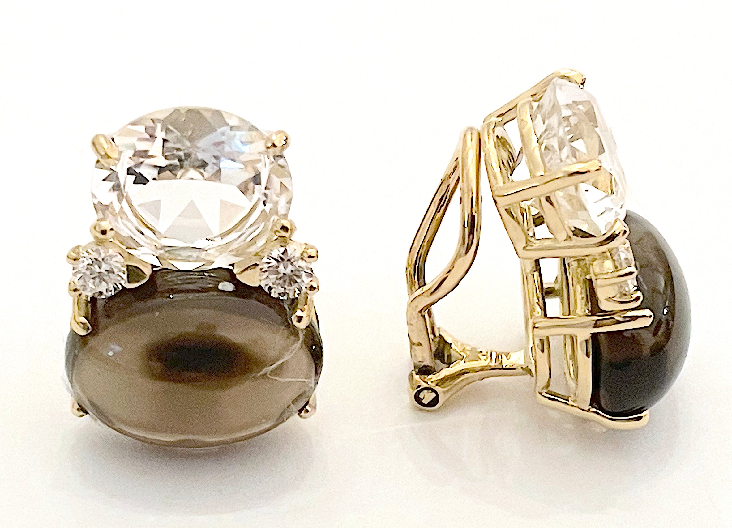 Elegant Gold Creole Earring  by David Webb