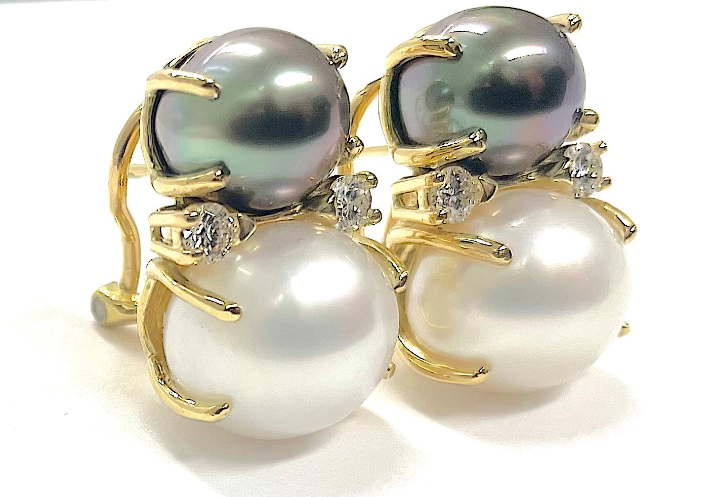 Elegant Gold Creole Earring  by David Webb