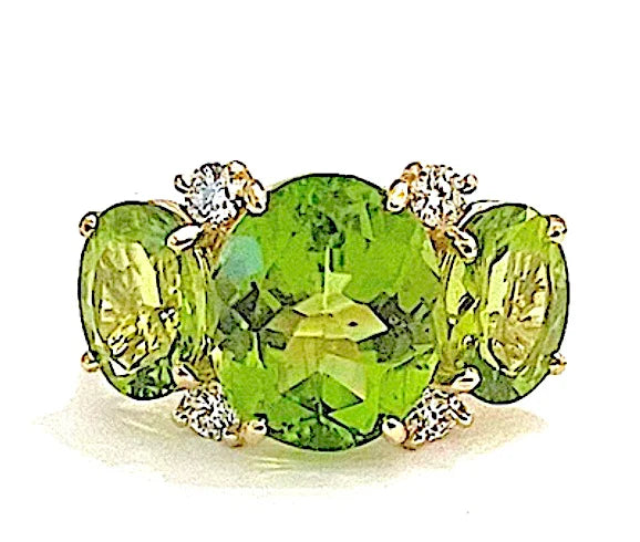 Elegant Single Stone Citrine Ring with Gold Rope Twist Border