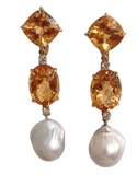 18Karat Medium GUM DROP™ Earrings with Pearls and Diamonds
