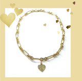 18kt Gold and Diamond Link Bracelet