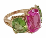 18kt Diamond Stacking Bubble Ring