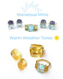 Blue Topaz Emerald Cut Ring