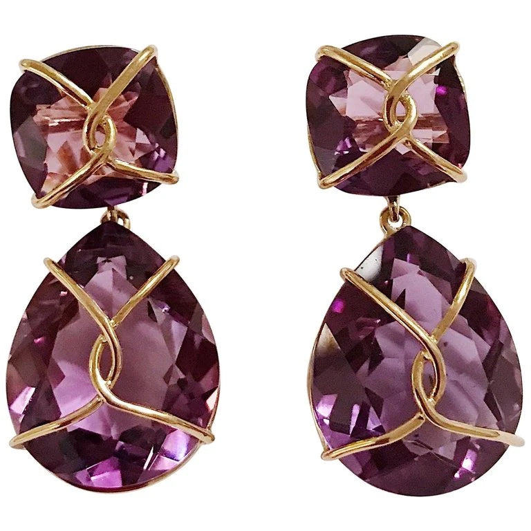 Elegant Gold Creole Earring  by David Webb