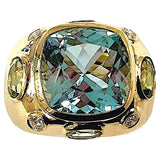 18kt Diamond Stacking Bubble Ring