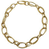 18kt Gold and Diamond Link Bracelet