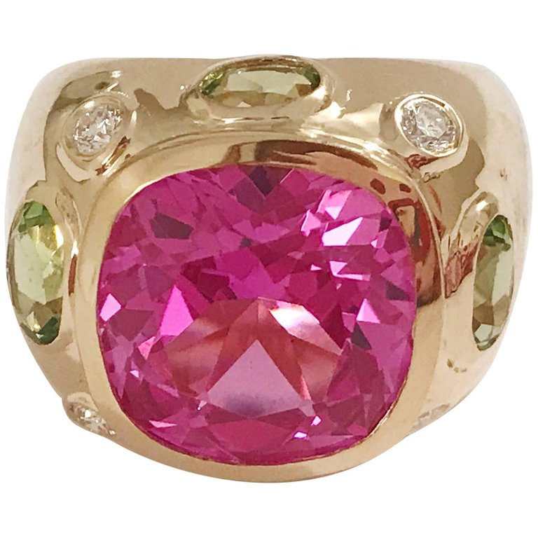 18kt Diamond Stacking Bubble Ring