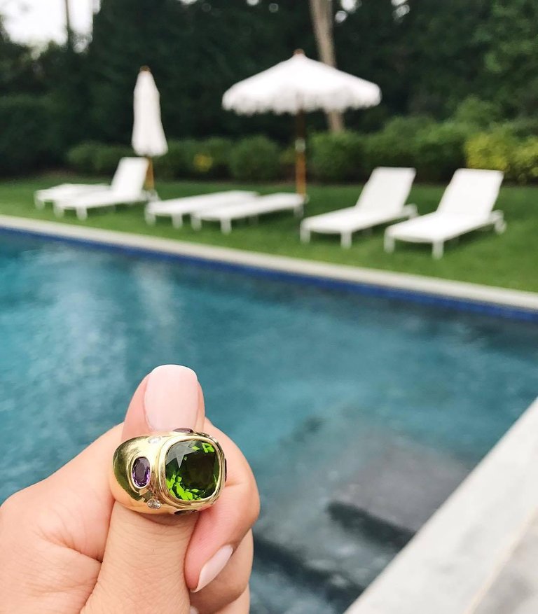 18kt Diamond Stacking Bubble Ring