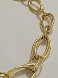 18kt Gold and Diamond Link Bracelet