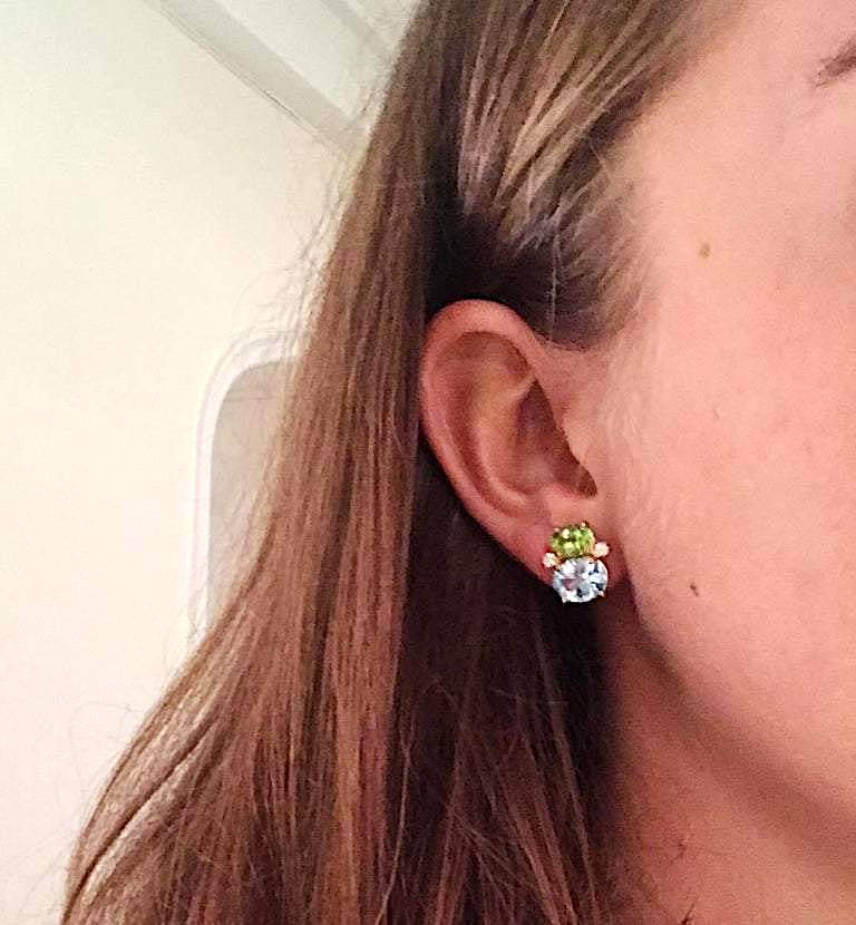 18Karat Medium GUM DROP™ Earrings with Pearls and Diamonds
