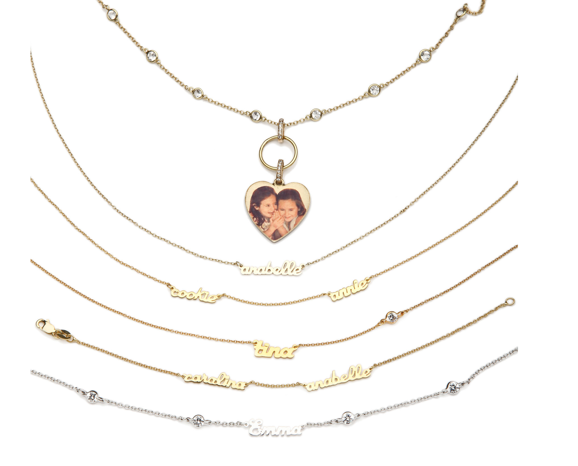 Personalized Silver First Communion Pendant Necklace