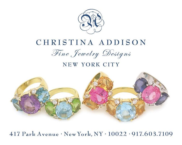 Large 18kt Yellow Gold GUM DROP™ Ring with Blue Topaz and Peridot