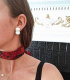 18Karat Medium GUM DROP™ Earrings with Pearls and Diamonds